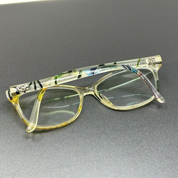 Gucci GG 3699/N ZE5 Clear Floral Eyeglasses Frames 54-15 140 Italy Designer - Picture 14 of 15